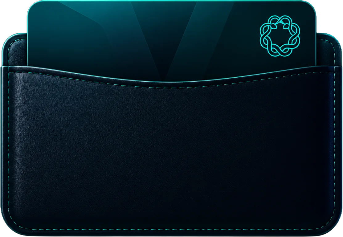 Viperium metallic card and wallet